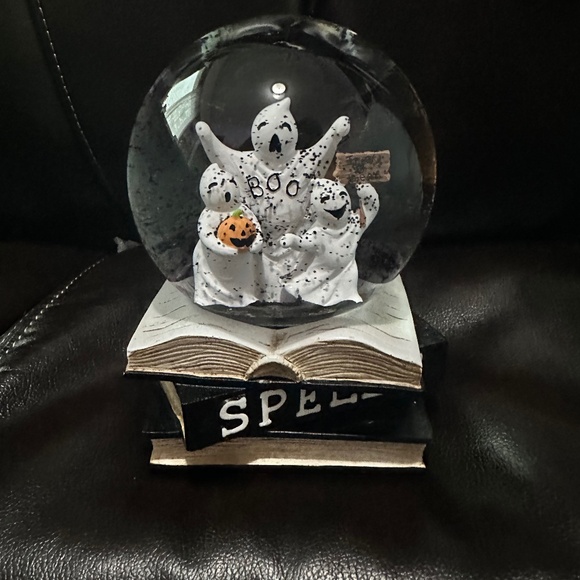 Other - Cute Halloween decor snowglobe book of spells ghosts